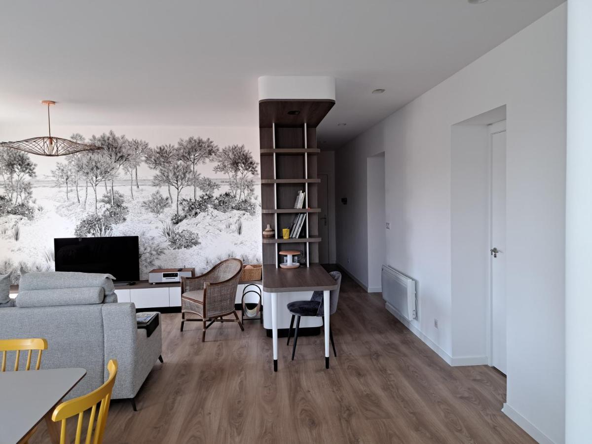 Superbe Appartement T3 Au Centre Plage .Parking Hendaye Zewnętrze zdjęcie