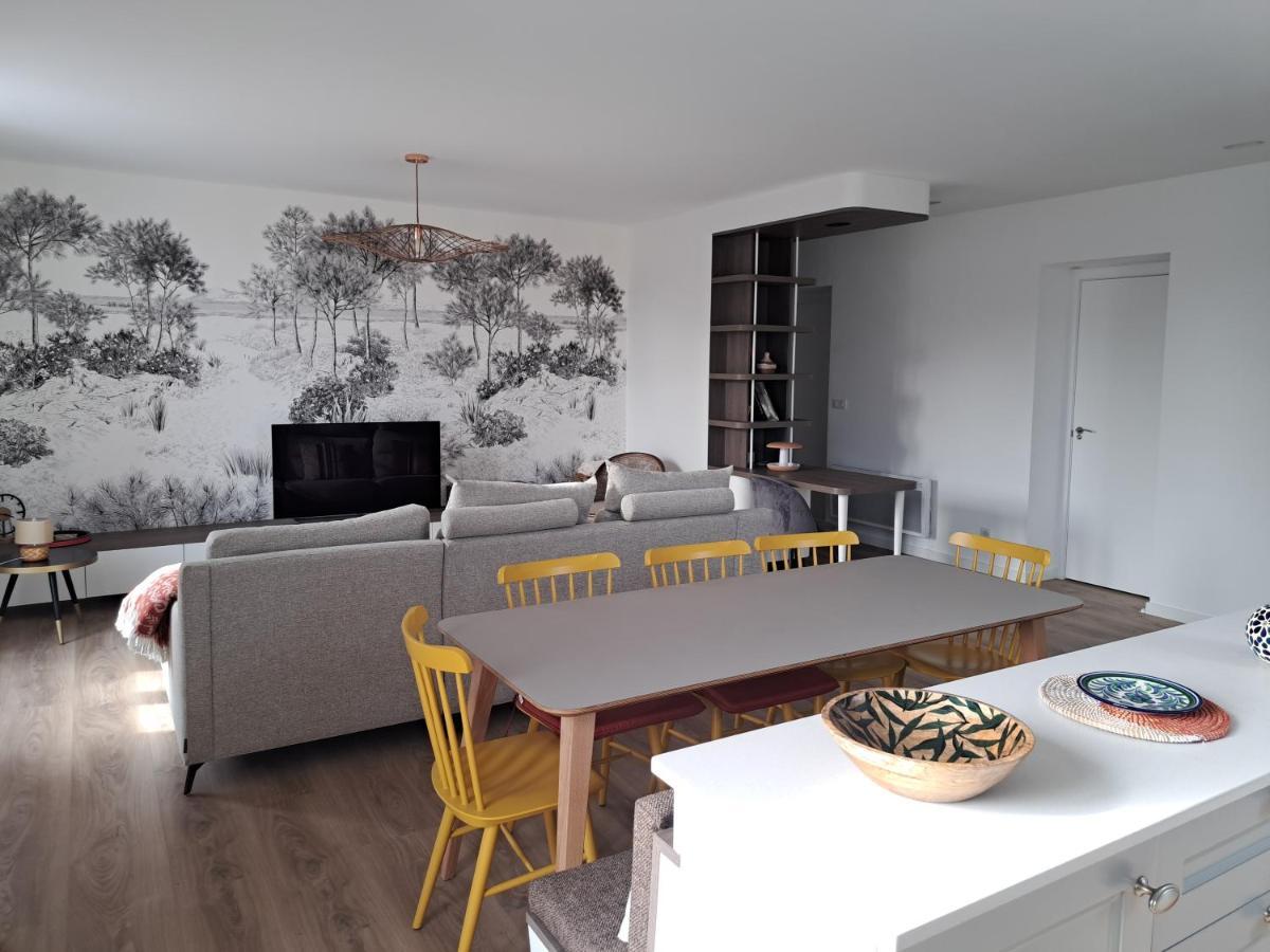 Superbe Appartement T3 Au Centre Plage .Parking Hendaye Zewnętrze zdjęcie
