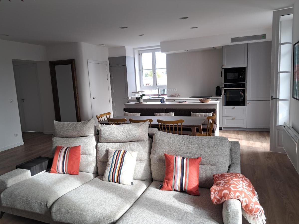 Superbe Appartement T3 Au Centre Plage .Parking Hendaye Zewnętrze zdjęcie