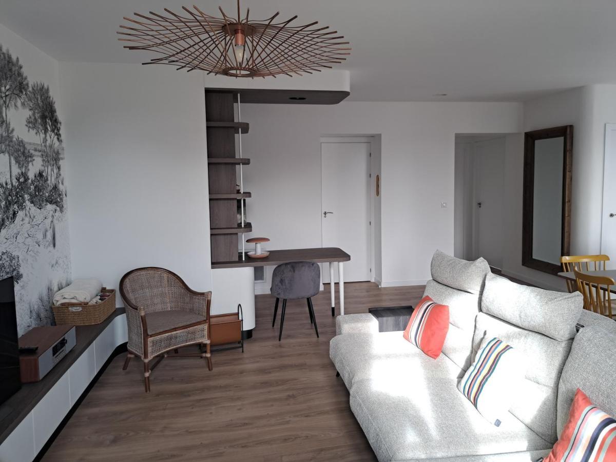 Superbe Appartement T3 Au Centre Plage .Parking Hendaye Zewnętrze zdjęcie